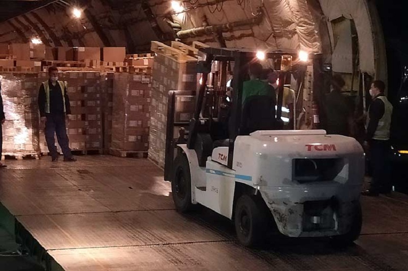Cuba recibe nuevo cargamento de ayuda humanitaria procedente de Rusia
