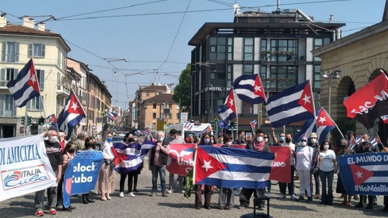 Nueva caravana mundial condena el bloqueo de Estados Unidos contra Cuba