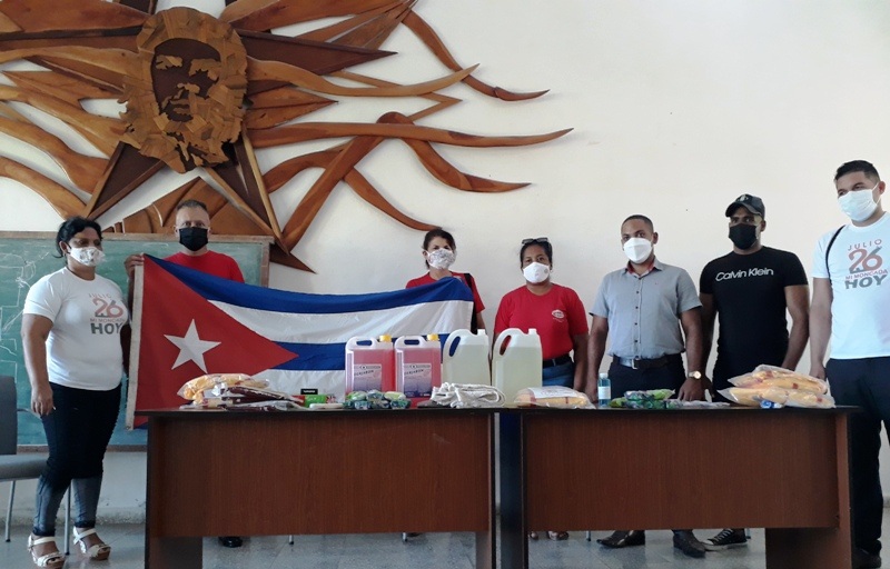 Trabajadores del sector energético en Las Tunas entregaron donativo a centro asistencial