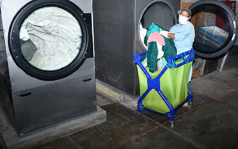 Servicio de lavandería del hospital 