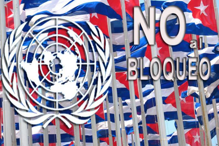 Comunidad internacional apoya a Cuba en reclamo por fin del bloqueo