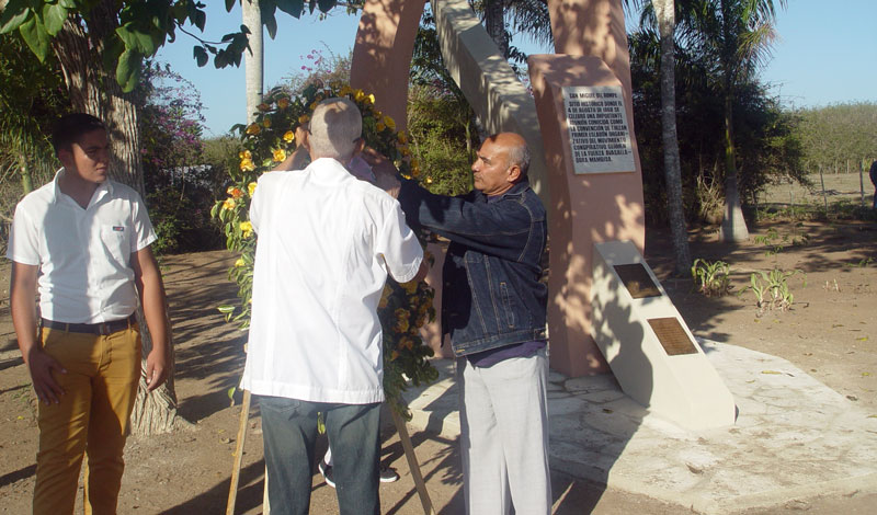 Conmemoran aniversario 25 del sitio histórico San Miguel del rompe como Monumento Nacional