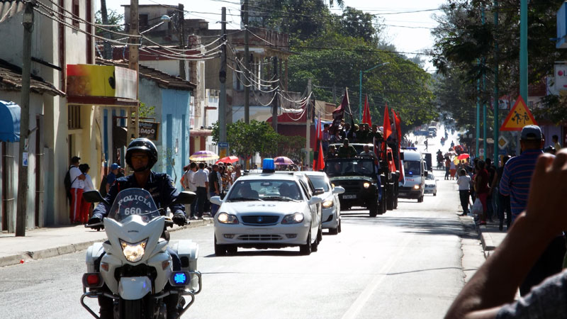 Caluroso recibimiento en Las Tunas a protagonistas de la Caravana de la libertad