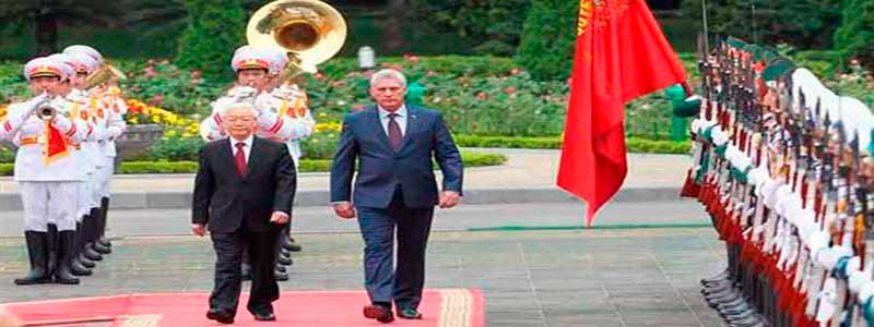 Revalidan probada amistad presidentes de Cuba y Vietnam