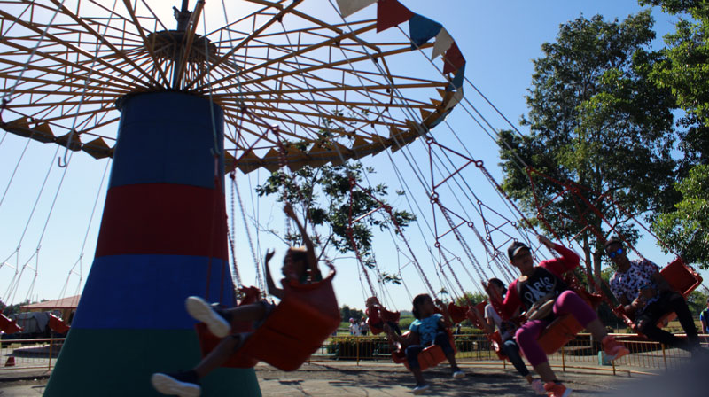 Felicidad y esparcimiento en Parque de diversiones de Las Tunas