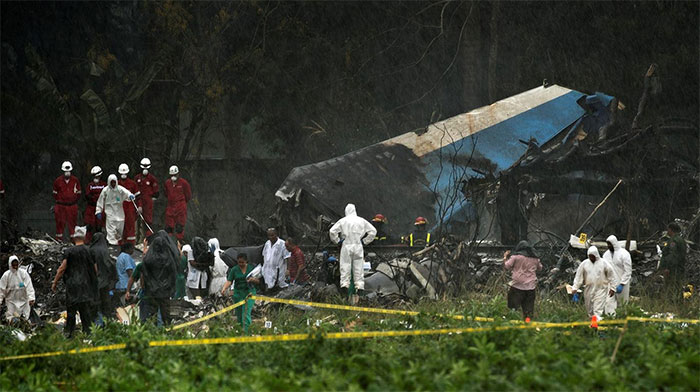 Expertos cubanos identifican 50 víctimas fatales de desastre aéreo