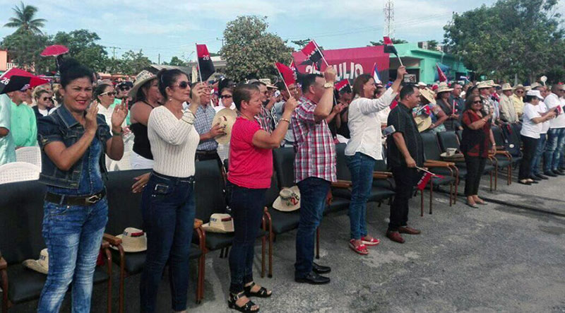 Celebra Puerto Padre acto provincial por el Día de la Rebeldía Nacional