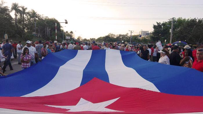 Trabajadores de Las Tunas en reafirmación patriótica este Primero de Mayo