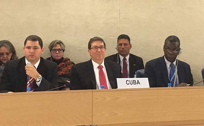 Cuba denuncia en Ginebra recrudecimiento del bloqueo de Estados Unidos
