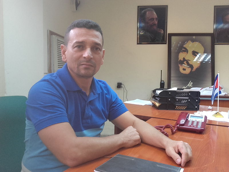 Pablo César Ávila González, director de la Empresa de Acopio en Las Tunas. Empresa de Acopio en Las Tunas por un mejor funcionamiento