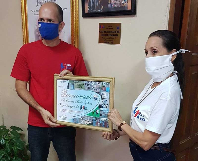 Radio Victoria recibe reconocimientos de la Central de Trabajadores de Cuba