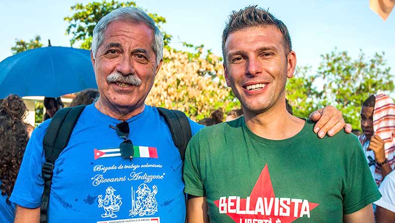El rostro de Cuba en los ojos de un italiano