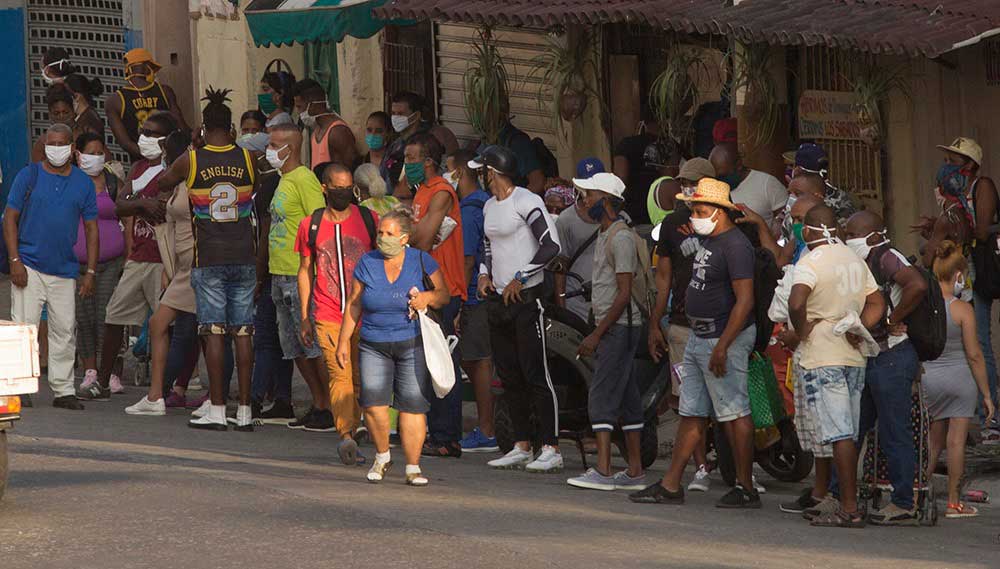 En el mercado de Cuatro Caminos.