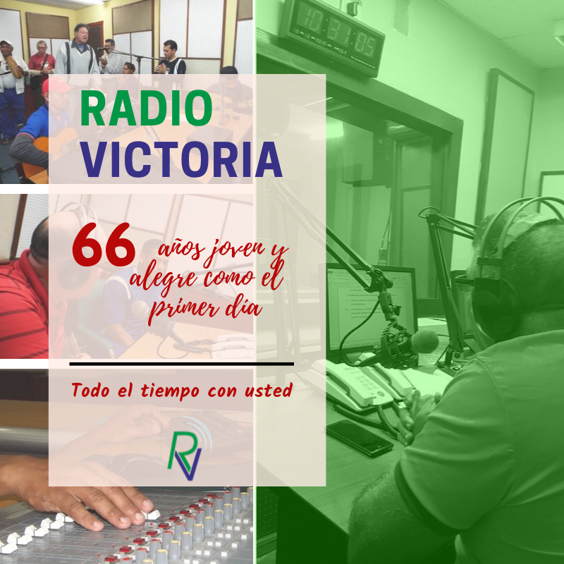 Este 20 de septiembre Radio Victoria arriba a su aniversario 66. (Infografía/ Angeluis)