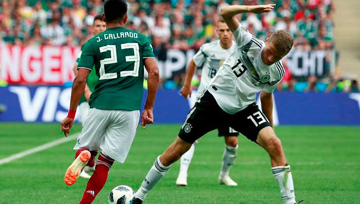 México derrota de forma convincente a Alemania en Mundial de fútbol