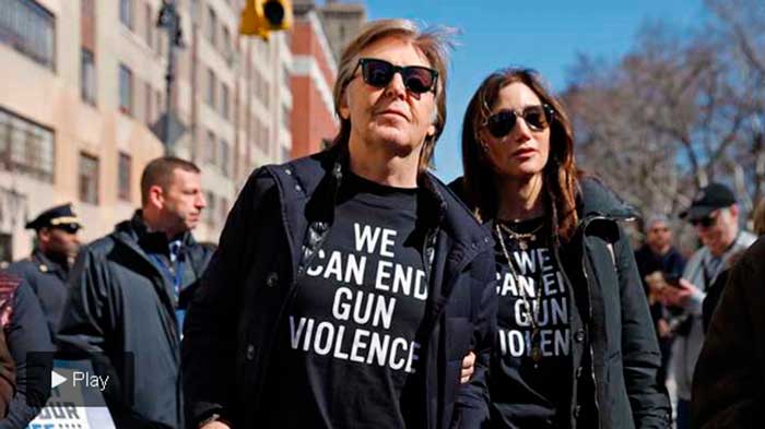 Paul McCartney contra las armas Paul McCartney contra las armas