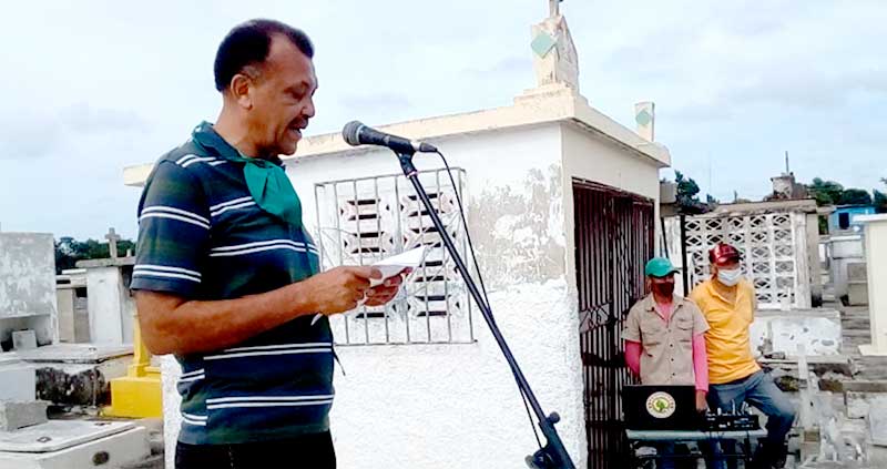 Inhumados los restos de Róger Enrique Mastrapa