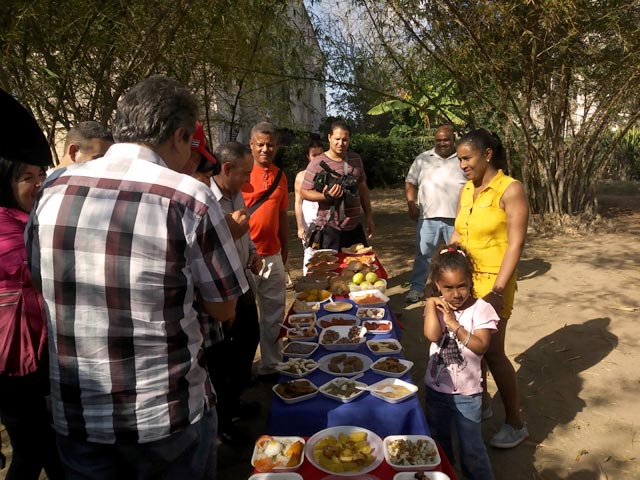 El talento culinario de los vecinos se expone en cada una de las convocatorias del Trabajo Comunitario Integrado Por nosotros mismos.