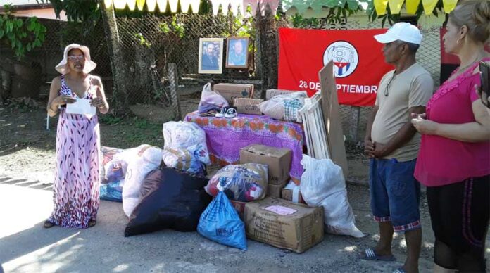 Solidaridad desde los barrios de Las Tunas