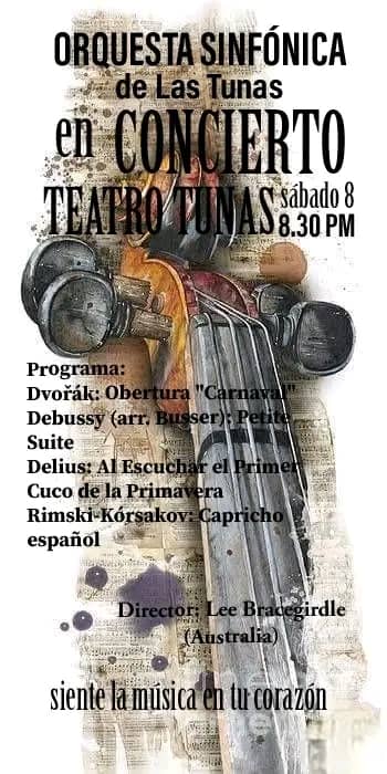 Concierto de lujo: Orquesta Sinfónica de Las Tunas con director australiano