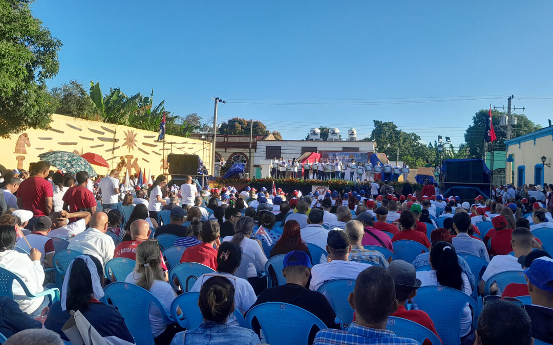 Celebran tuneros aniversario 67 de la Revolución Cubana