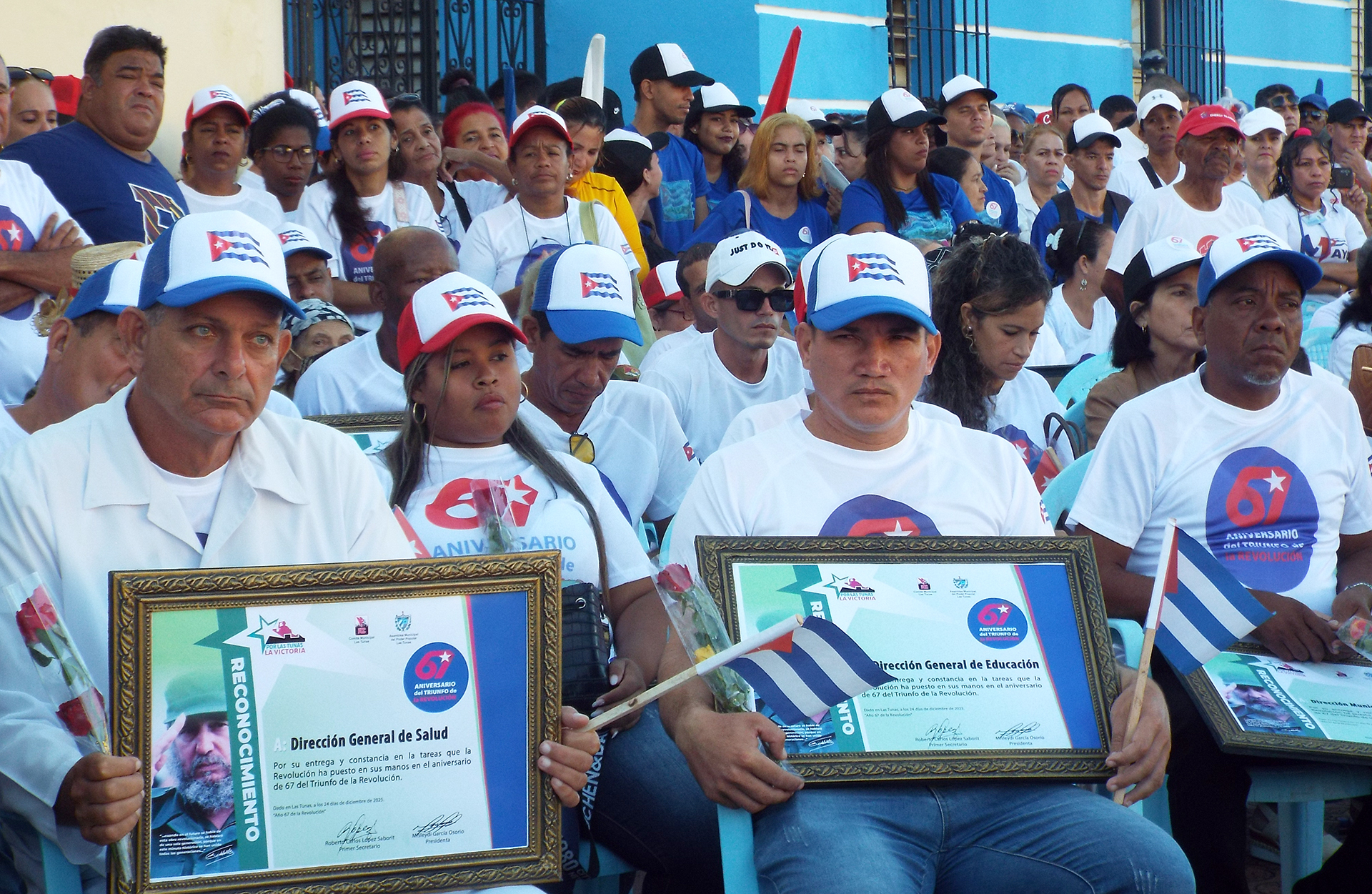 Celebran tuneros aniversario 67 de la Revolución Cubana