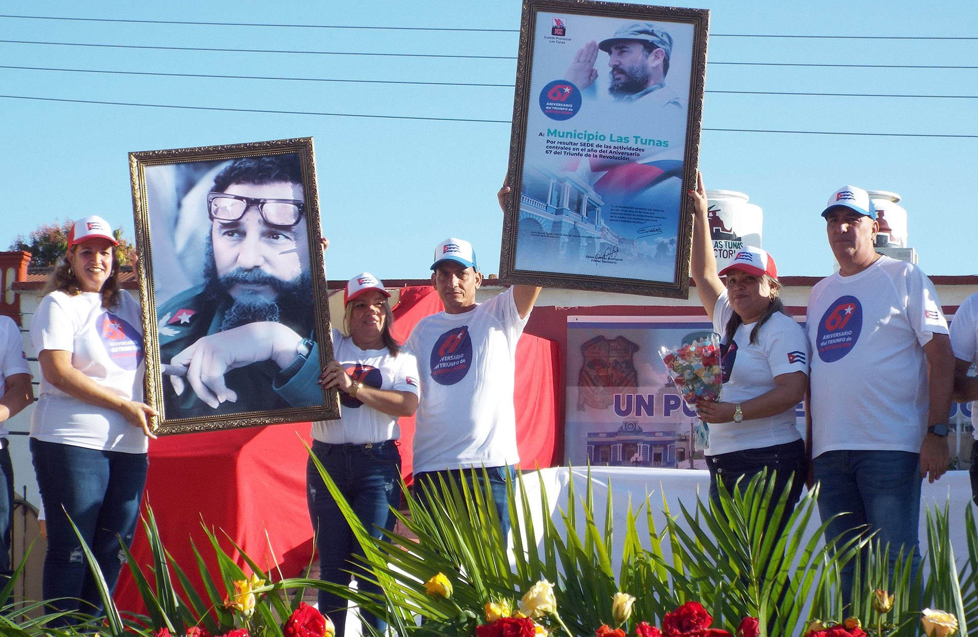 Celebran tuneros aniversario 67 de la Revolución Cubana