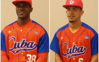Héctor Castillo y Jonathan Leyva, orgullo tunero en la Selección Cubana de Softbol