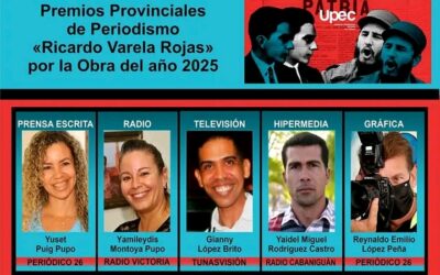 Premiados profesionales de la prensa con una obra significativa