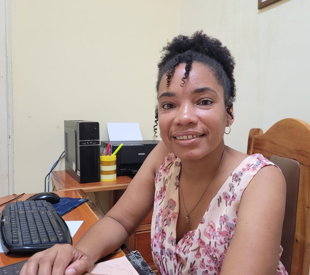 Thaimi Carbonell Fuentes, abogada del Bufete Colectivo Municipal de Las Tunas. (Foto de la autora).