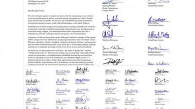 Medio centenar de congresistas de EE. UU. suscribió una carta contra el bloqueo a Cuba