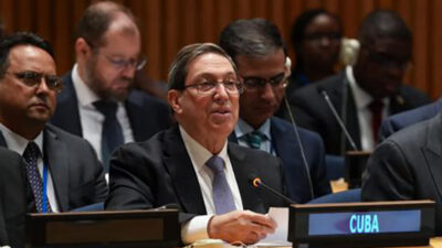 “El peligro que hoy se cierne contra mi país, mañana pudiera presentársele a cualquiera de las naciones representadas en esta sala”