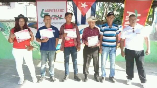 Campesinos de Colombia celebran los 65 años de la ANAP