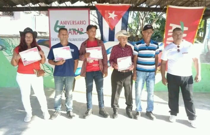 Campesinos de Colombia celebran los 65 años de la ANAP