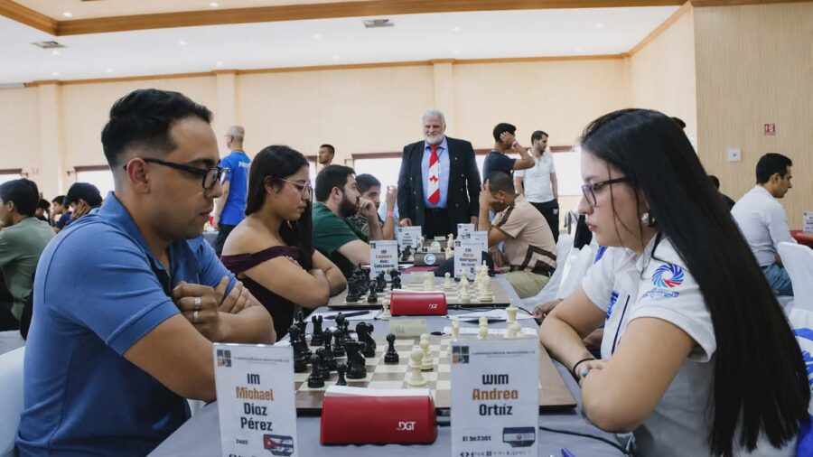 Michel Díaz triunfa en la cuarta ronda del Continental de Ajedrez