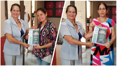 Tatiana y Yelaine, orgullo entre los realizadores de Radio Victoria