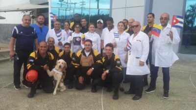 Llega a Venezuela Brigada Especial de Salvamento y Rescate de Cuba
