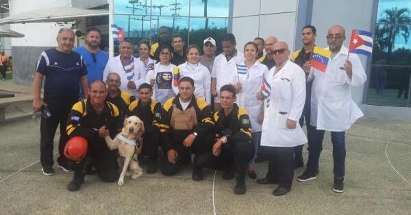 Llega a Venezuela Brigada Especial de Salvamento y Rescate de Cuba