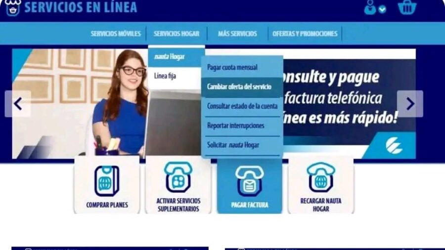 Trámites desde casa a través de  "Servicio en Línea"