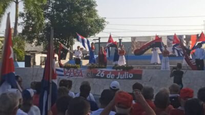 Puertopadrenses evocan gesta del Moncada en acto conmemorativo de la efeméride