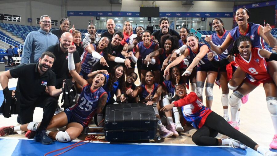 Cuba clasifica al mundial de voleibol femenino