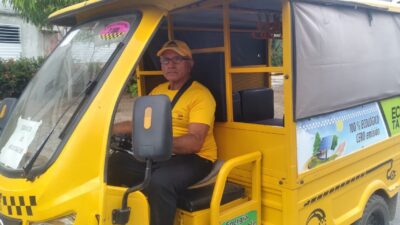 Eudelio Hernández, un héroe de amarillo por la ciudad 