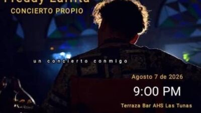 Ofrece concierto único trovador Freddy Laffita en la AHS de Las Tunas