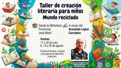 Mundo reciclado: una puerta abierta a la creatividad infantil en la Biblioteca Provincial José Martí