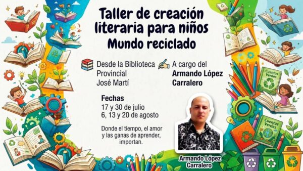 Mundo reciclado: una puerta abierta a la creatividad infantil en la Biblioteca Provincial José Martí