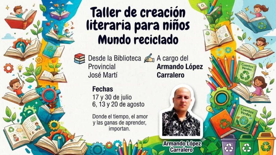 Mundo reciclado: una puerta abierta a la creatividad infantil en la Biblioteca Provincial José Martí