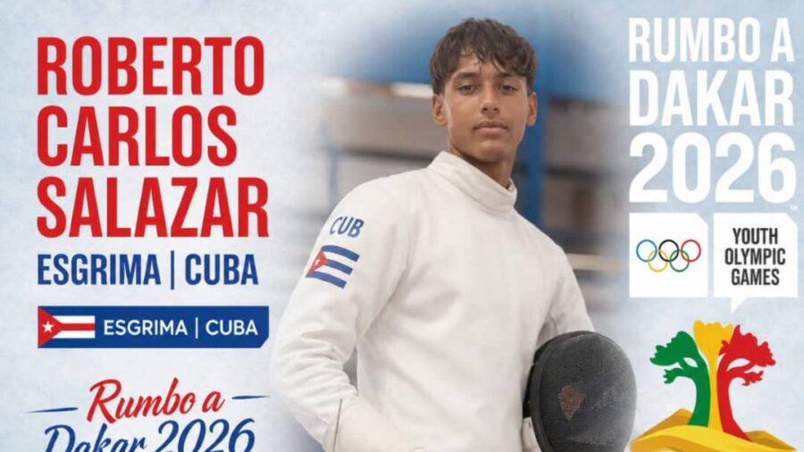 Esgrimista tunero Roberto Carlos Salazar rumbo a Dakar 2026