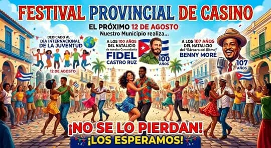 Amancio acogerá el Festival Provincial de Ruedas de Casino