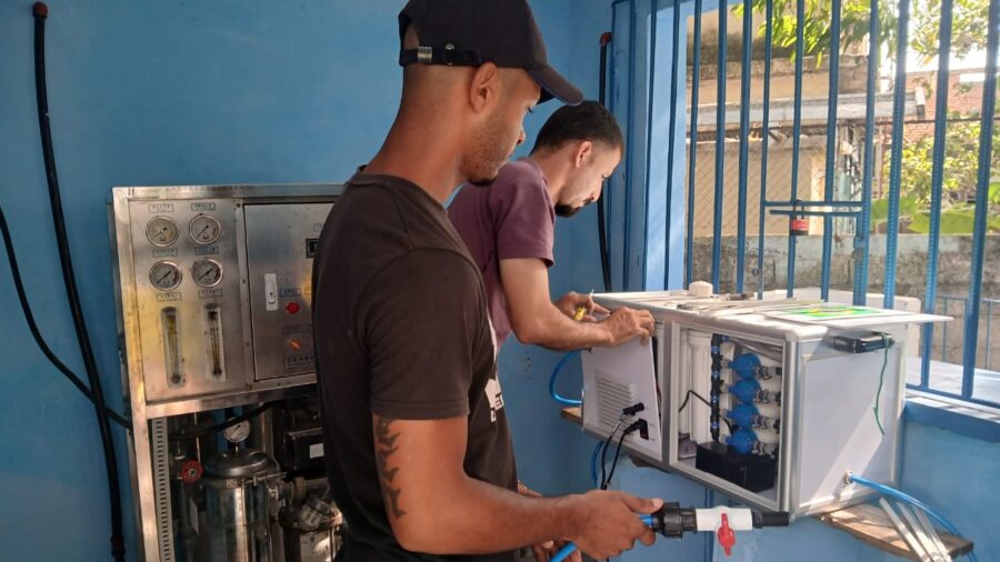 Funciona planta purificadora de agua en la capital de Las Tunas