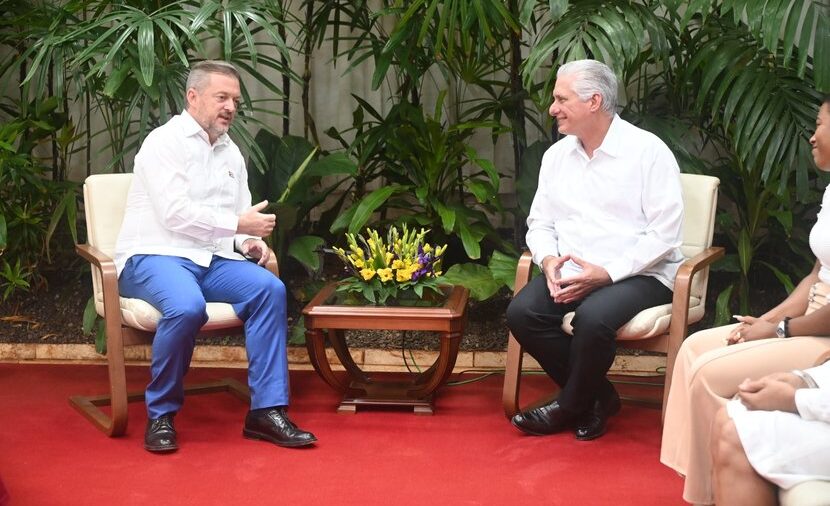 Recibió Díaz-Canel a presidente del Comité Paralímpico Internacional
